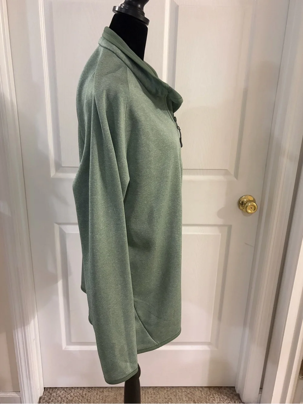 AFTCO Vista Performance 1/4 Zip pullover jacket fleece lined men’s large green